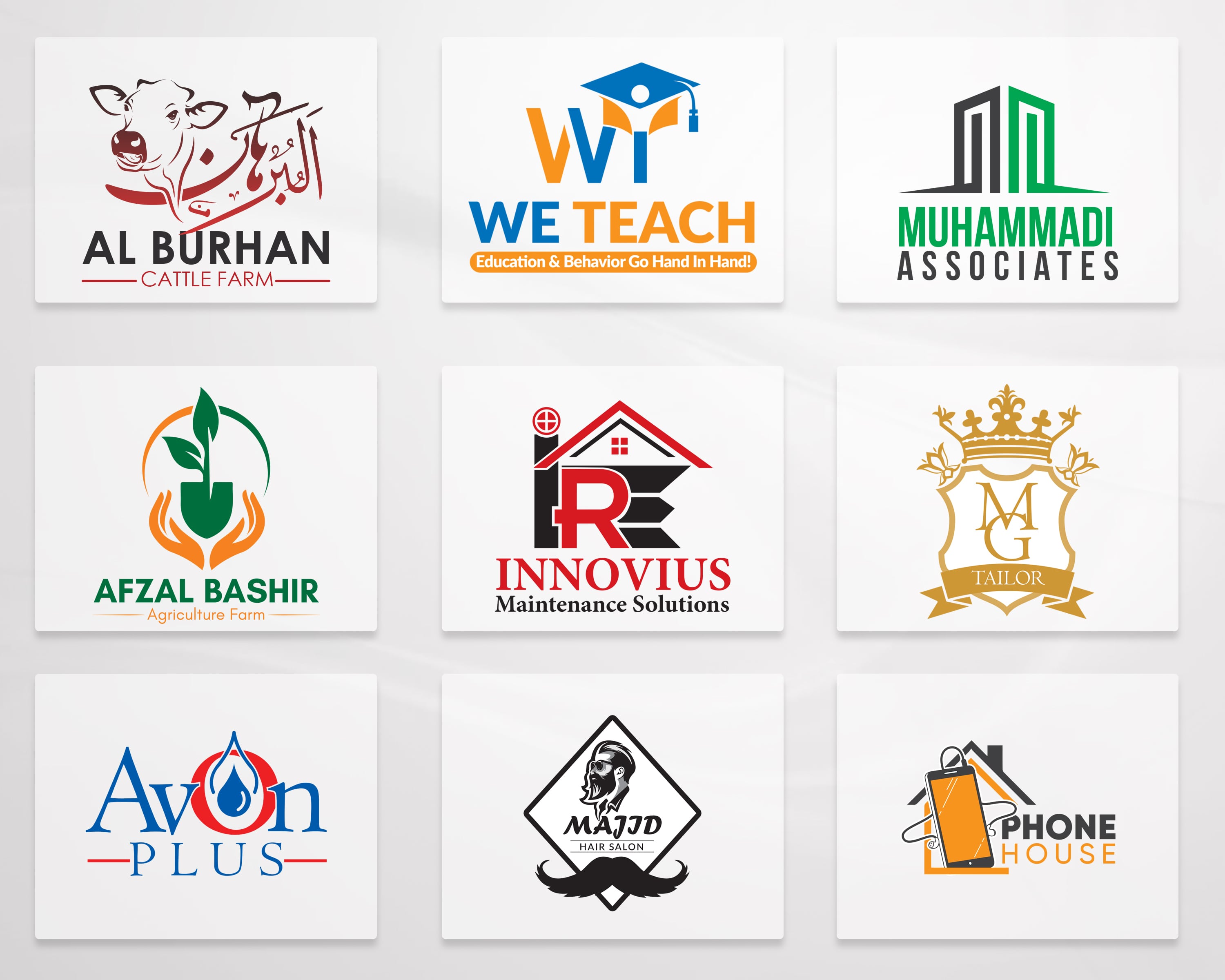 Creative Business Name and Slogan Branding Concept for Modern Companies in Phoenix
