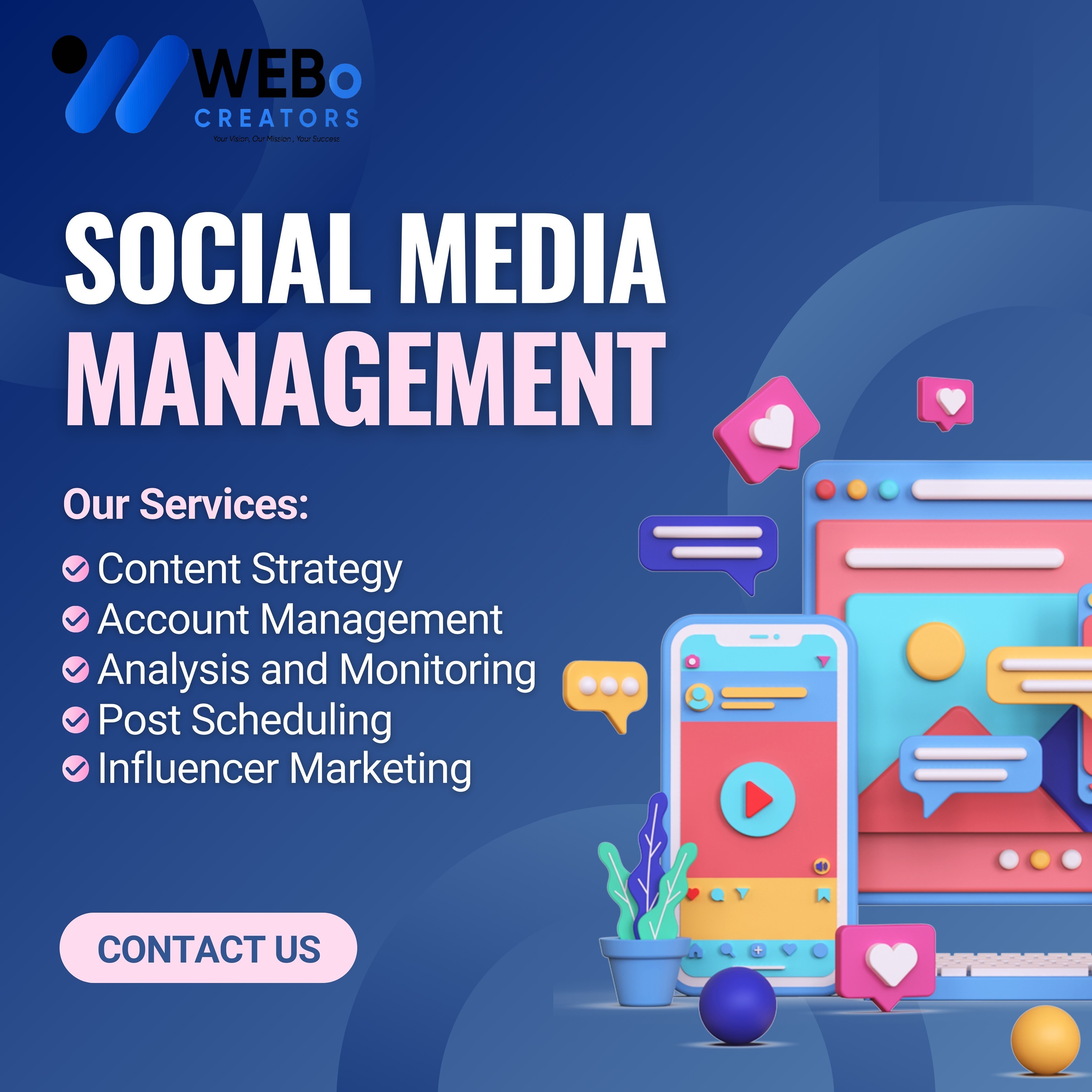 Social Media Management Services, Marketing & Optimization Company in Phoenix