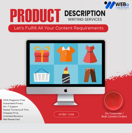 Product Description Writing Services | Best Digital Marketing Agency | Web Design in Phoenix for online stores